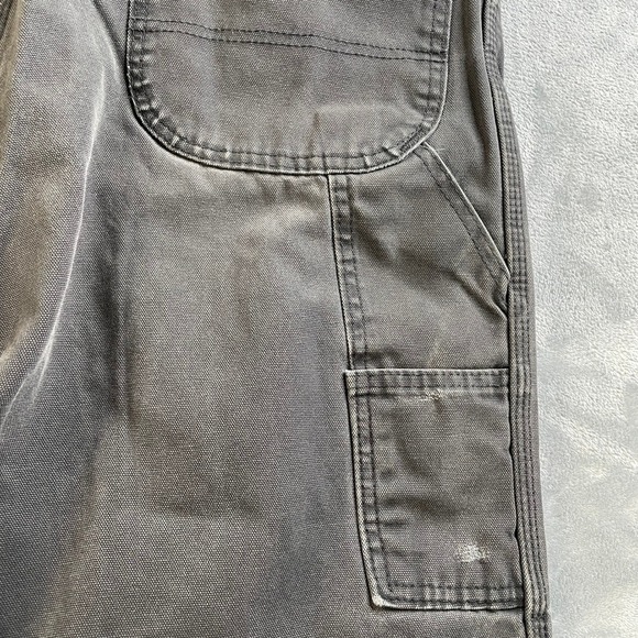 Dickies Men's Relaxed Fit Duck Canvas Carpenter Pants Faded Black 36x34-READ - Picture 14 of 16